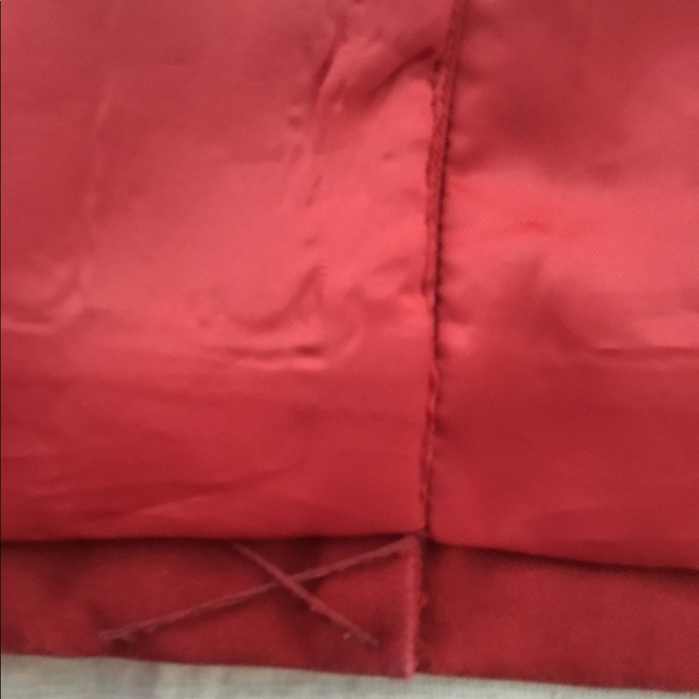 Banana a Republic Factory red trench jacket sz L - Picture 5 of 6